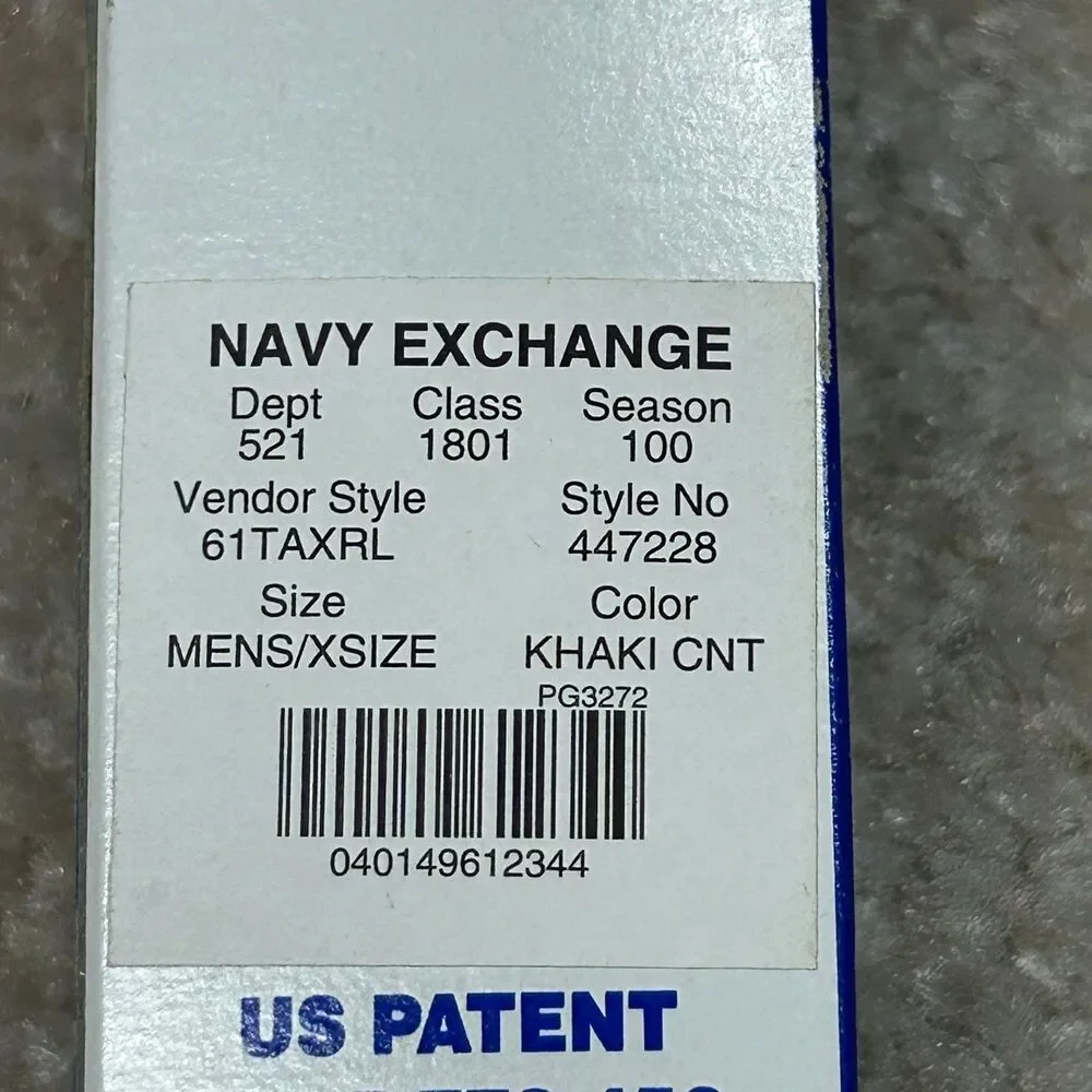 NWP Regulation Military Belt Mens XS White Gold Buckle Reversible Made USA